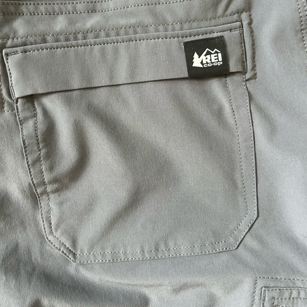 REI Kornati Roll-Up Pants Hiking Trail Utility UPF 50 Outdoor Gorp Travel Gray 6 - Picture 12 of 16